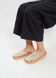 Net Panto Clog — Natural