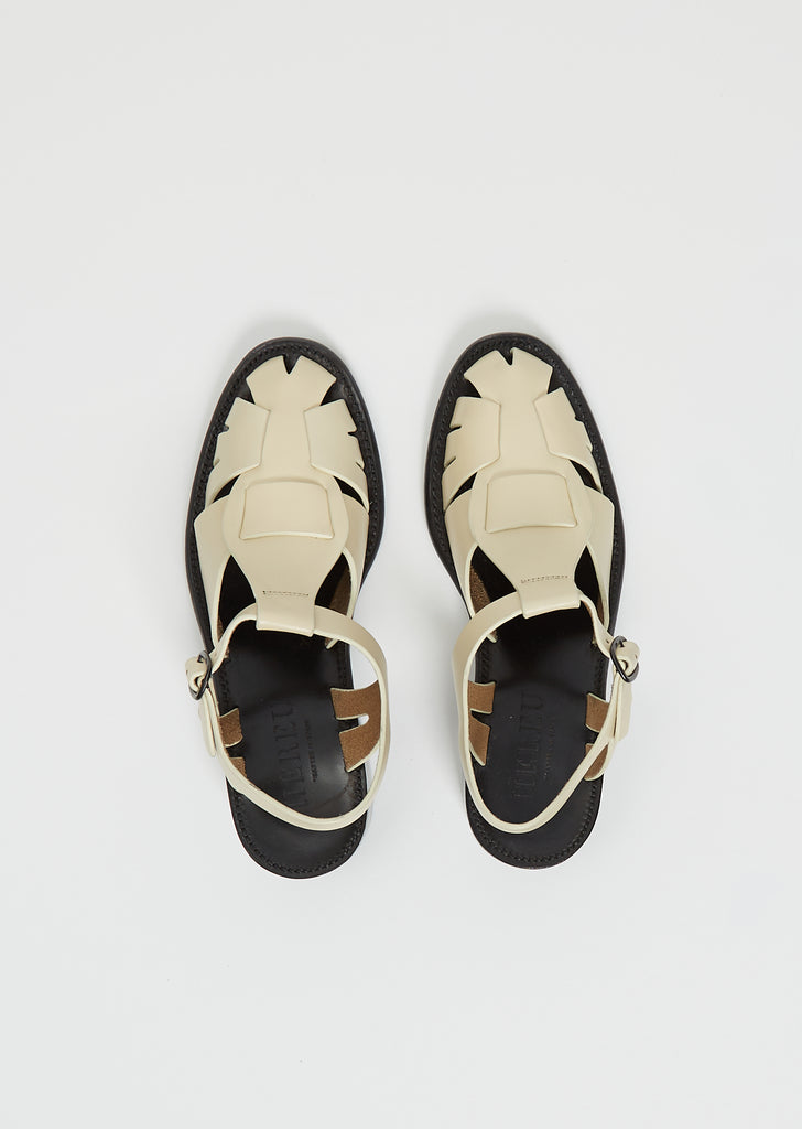 Pesca Heel — Custard