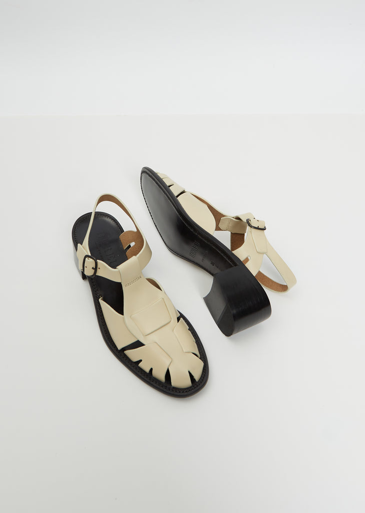 Pesca Heel — Custard