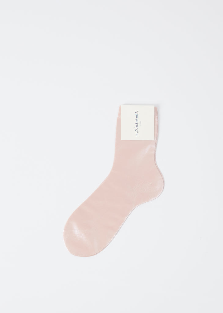 One Ankle Iridescent Socks