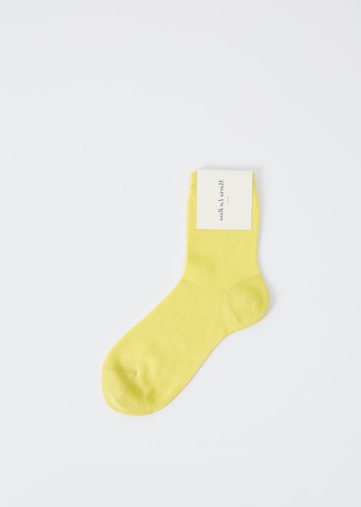 One Ankle Socks — Yellow