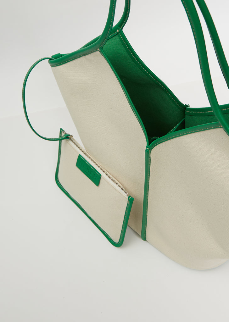 Calella Tote — Beige/Green