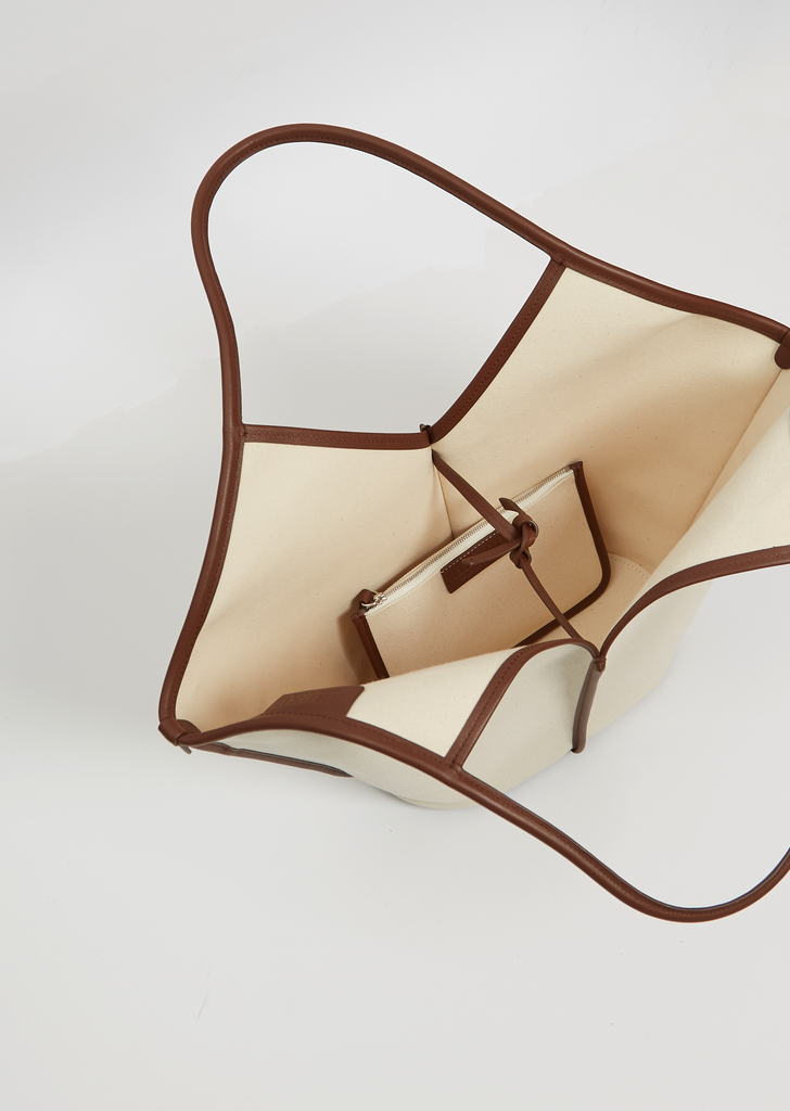 Calella Tote — Beige/Chestnut