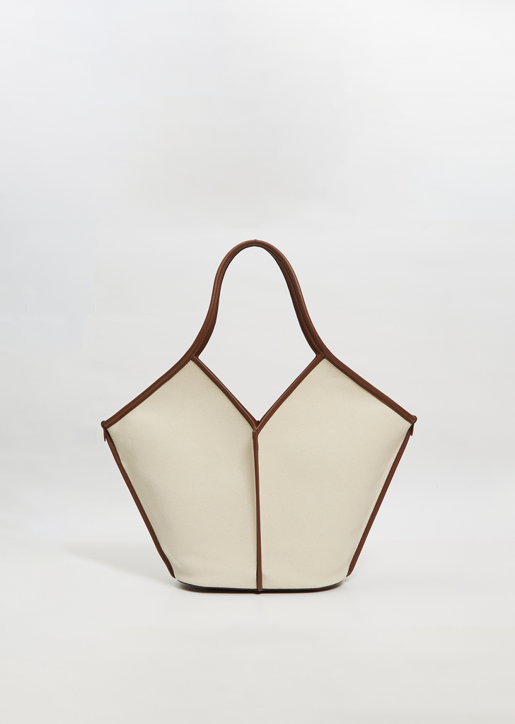 Calella Tote — Beige/Chestnut