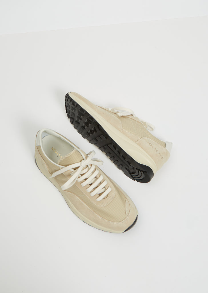 Track Sneakers — Tan
