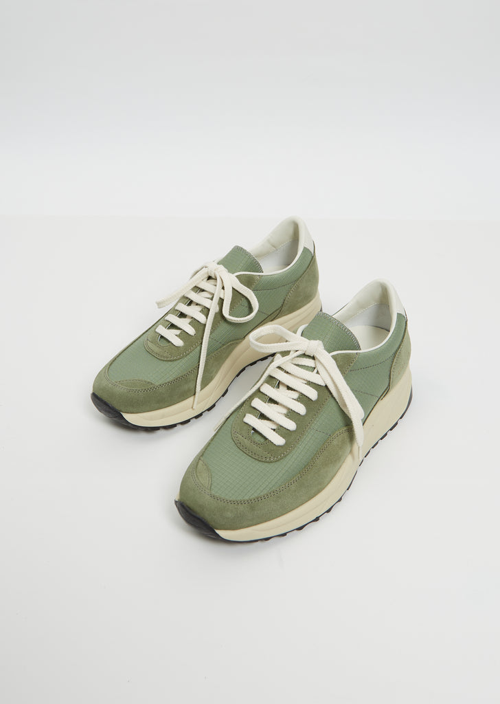 Track Sneakers — Green