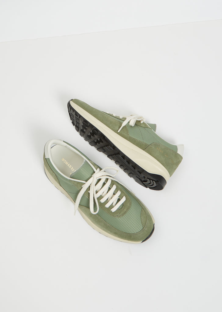 Track Sneakers — Green