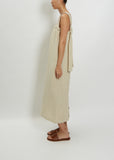 Linen Knot Strap Dress