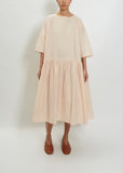 Low Gathered Waist Dress