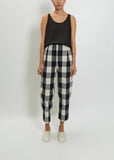 Cotton Check Trouser
