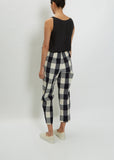 Cotton Check Trouser