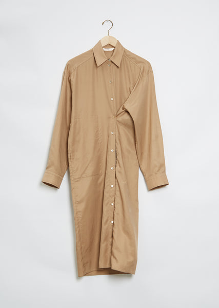 Two Way Twisted Shirt Dress