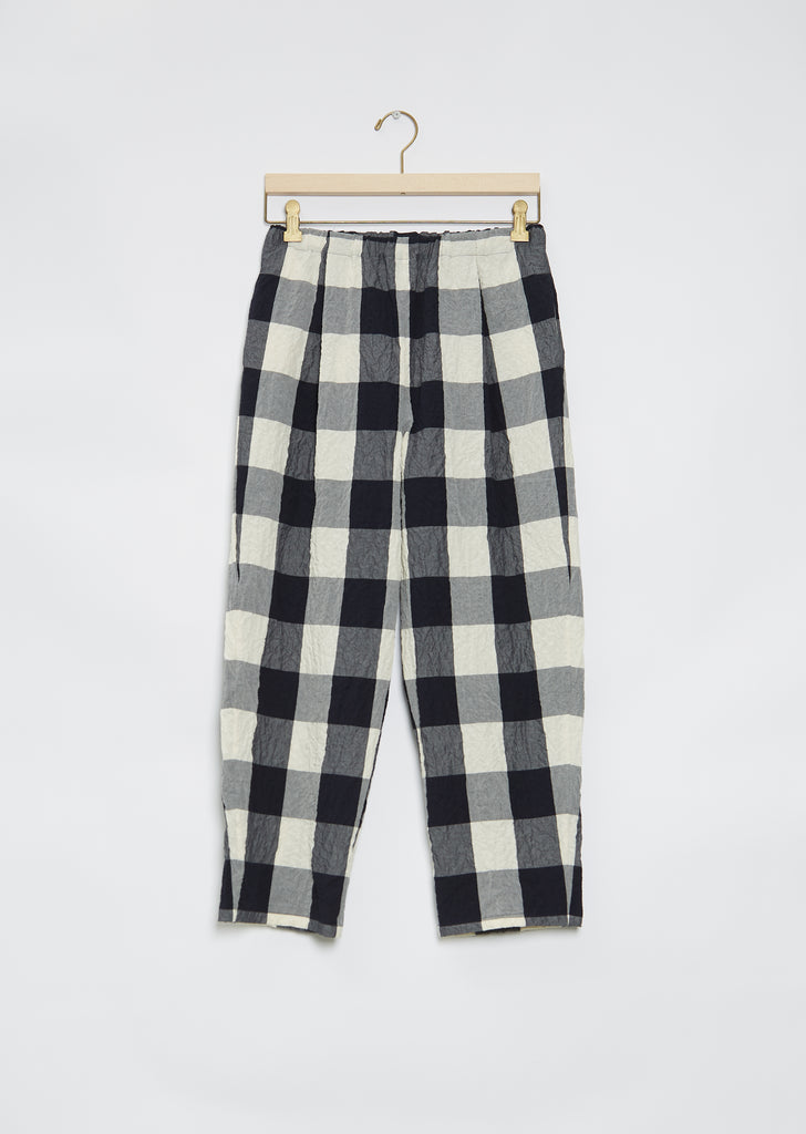 Cotton Check Trouser
