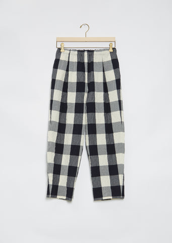 Cotton Check Trouser