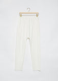 Drop Crotch Pants — White