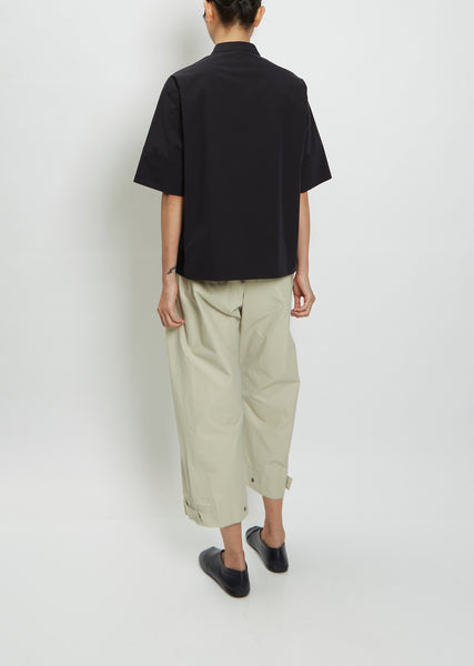 STUDIO NICHOLSON 半袖シャツ L ダークグリーン スタジオ ニコルソン STUDIO NICHOLSON 半袖シャツ SORONO