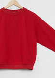 Studio Cotton Sweatshirt — Red