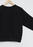 Studio Cotton Sweatshirt — Faded Black