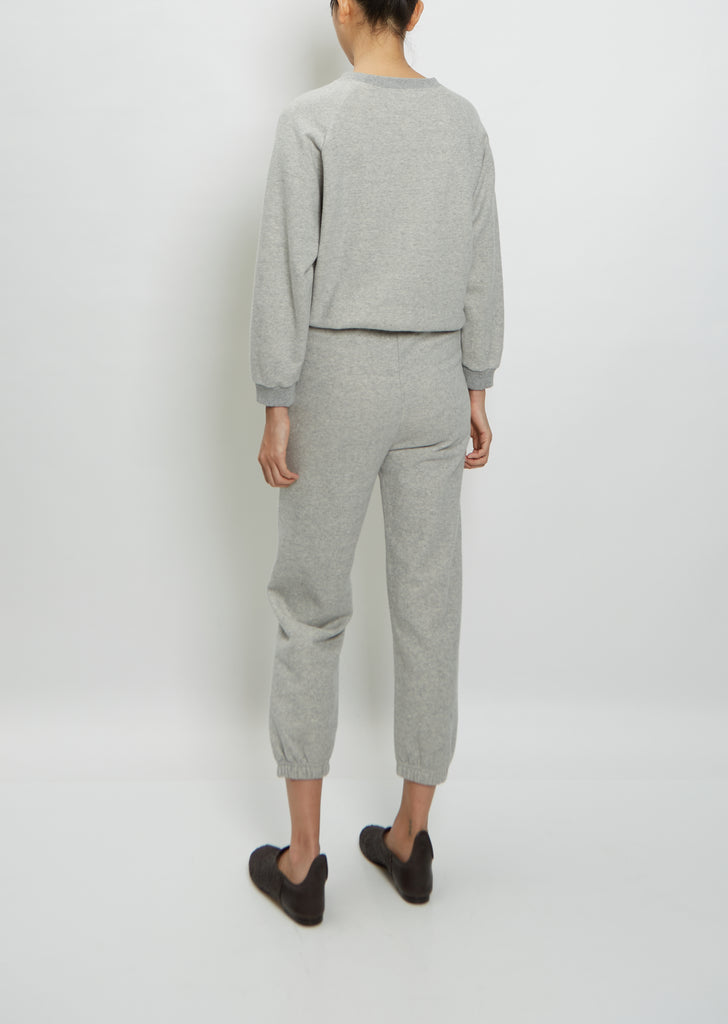 Studio Cotton Sweatpant — Grey Marl