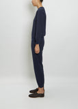Studio Cotton Sweatshirt — Dark Denim