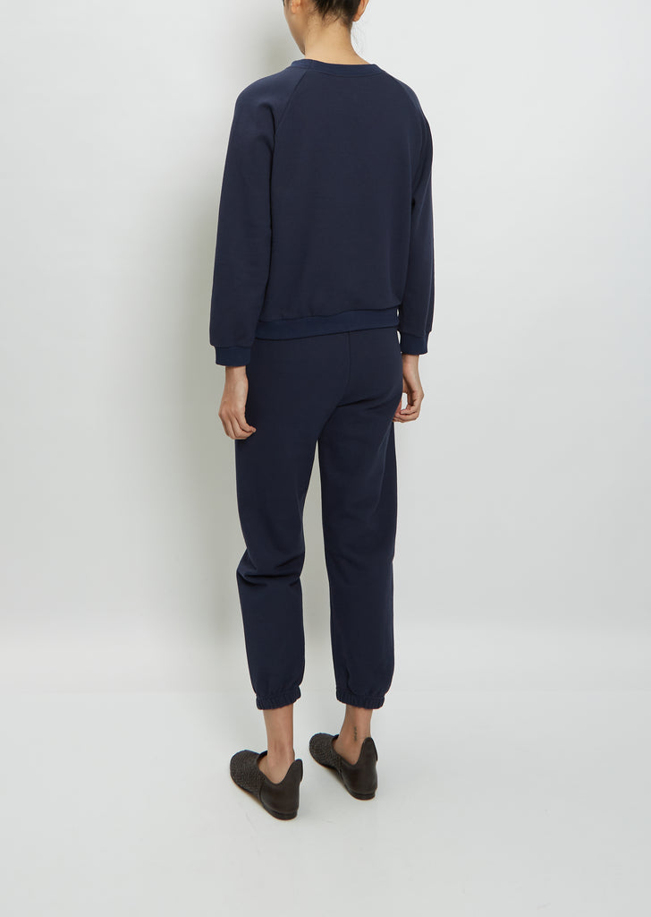Studio Cotton Sweatshirt — Dark Denim