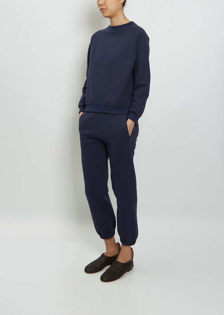 Studio Cotton Sweatshirt — Dark Denim