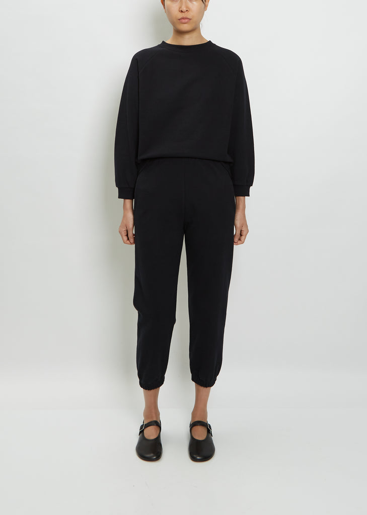 Studio Cotton Sweatpant — Faded Black