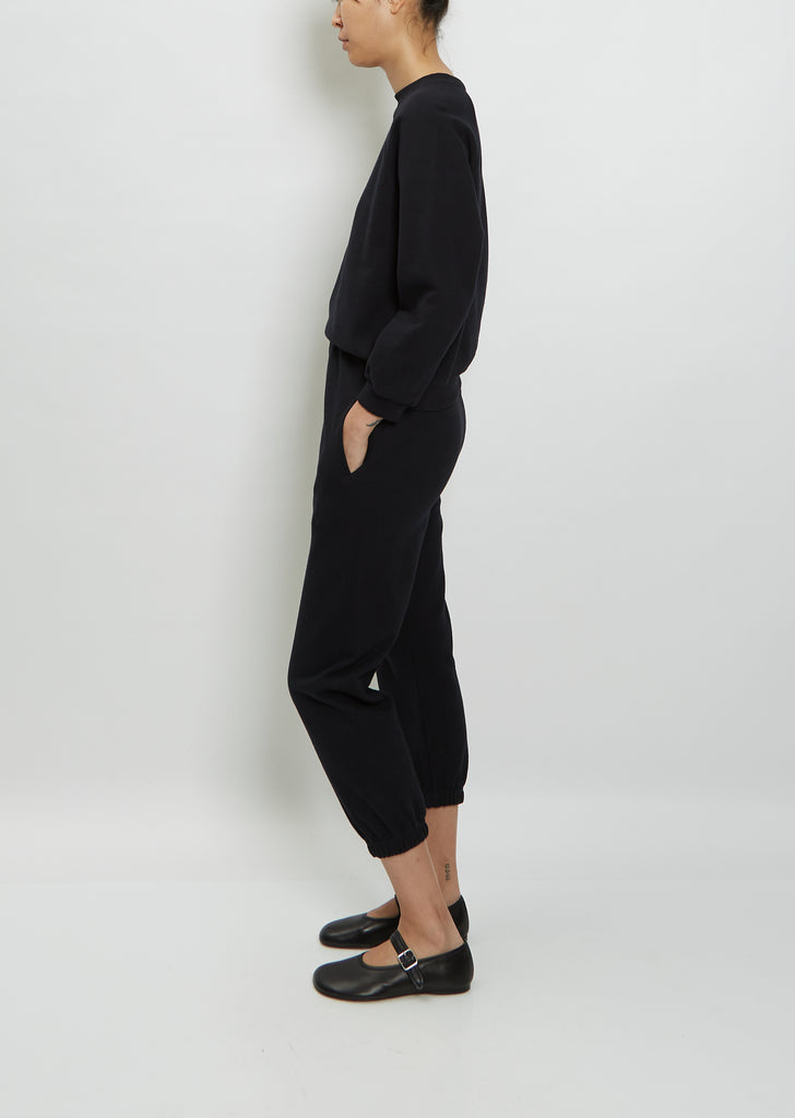 Studio Cotton Sweatpant — Faded Black