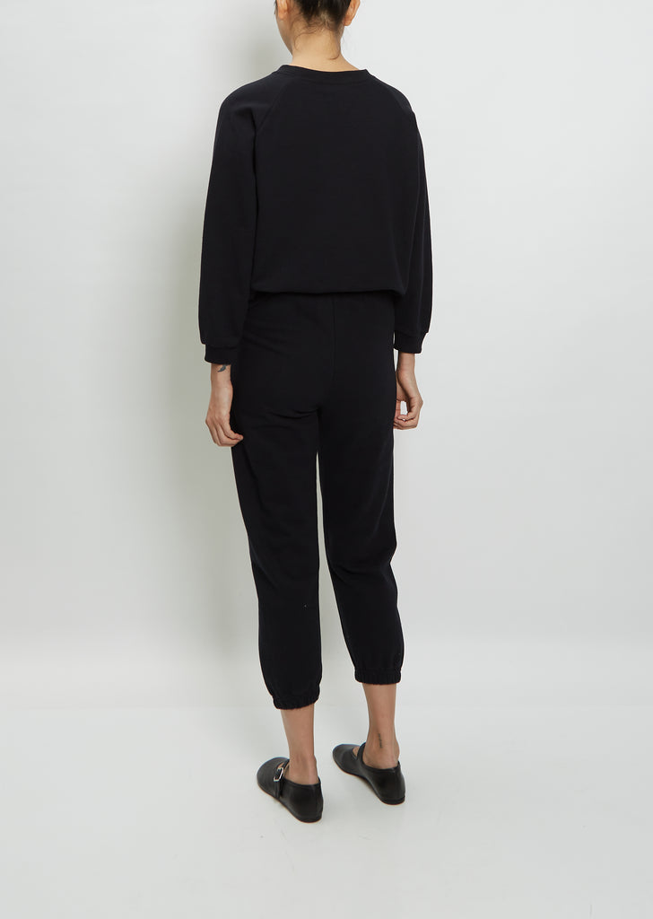 Studio Cotton Sweatpant — Faded Black