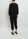 Studio Cotton Sweatpant — Faded Black