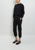 Studio Cotton Sweatpant — Faded Black