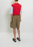 Pleated Suitpants Shorts