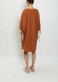 Balloon Dress — Burnt Brown