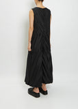 Herringbone Pleats Jumpsuit