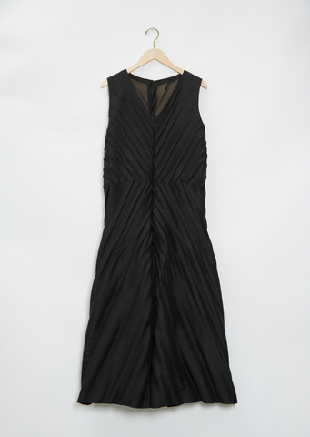 Herringbone Pleats Jumpsuit
