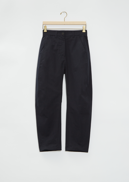 Lynton Cotton Blend Trousers — Dark Navy - 00 / Dark Navy