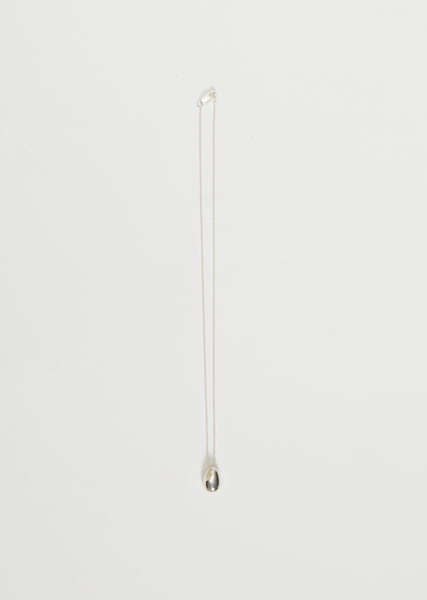 [leeENoir] 韓国☆925silver☆Mini Egg Ball Necklace-silver Italian 2mm Solid Sterling Silver Popcorn Chain Rhodium