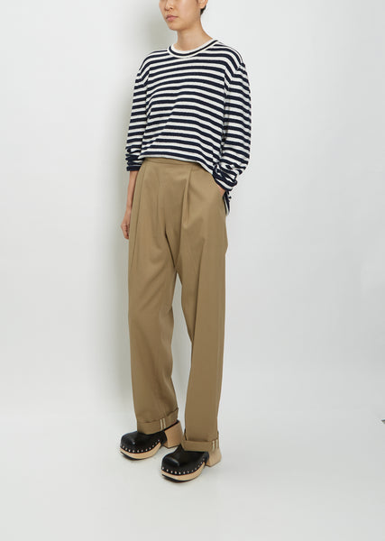 herlipto Back Double Belted Pants ベージュ Her lip to - herlipto Back Double Belted Pantsの通販 by ☆'s