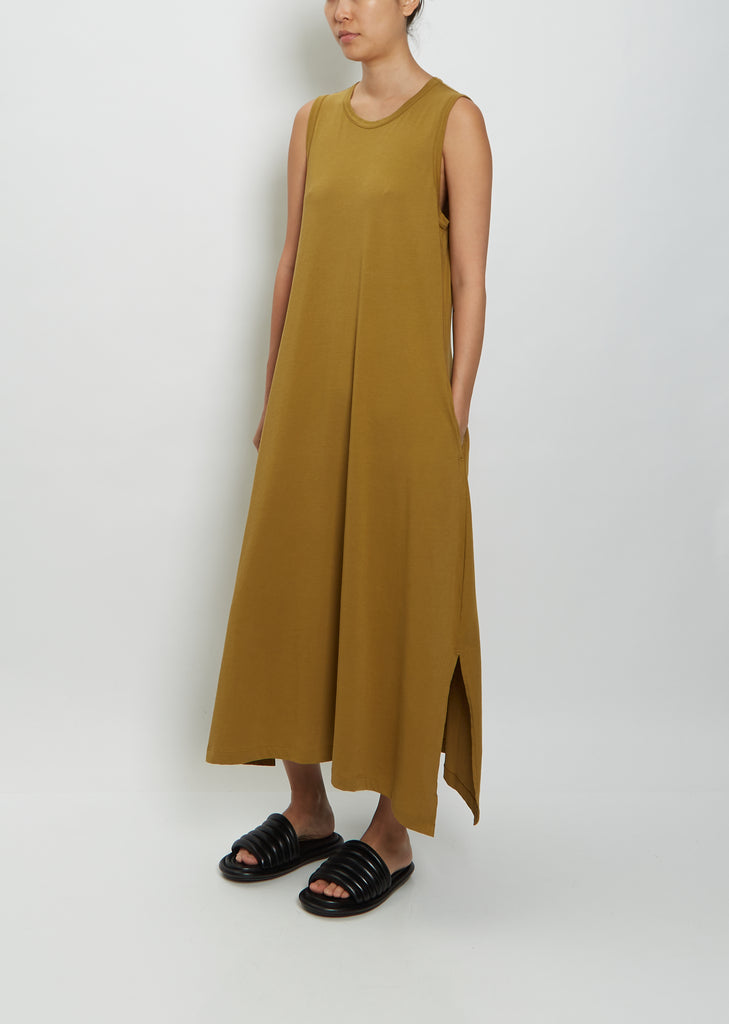 Sleeveless Dress — Olive