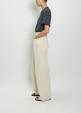 Wide-Leg High-Rise Jean — Natural