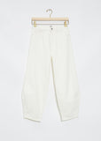 Barrel Leg High-Rise Denim