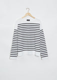 Striped Long Sleeve Knit — Noir Blanc
