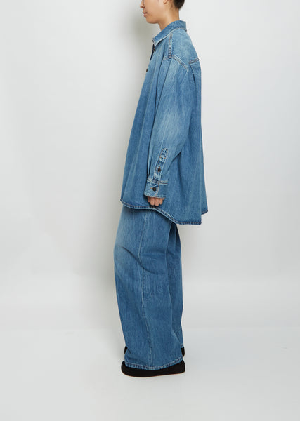 新品未使用the row Frannie Shirt デニムシャツ　xs The Row - Frannie denim shirt The Row