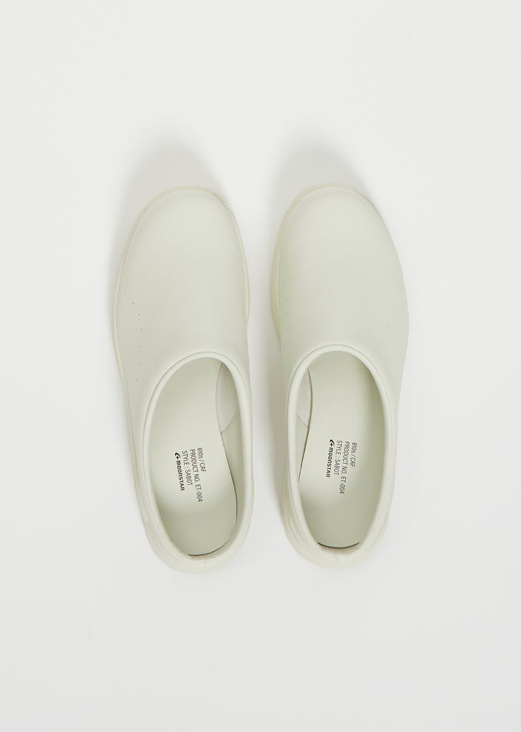 Caf Clog — Off-White