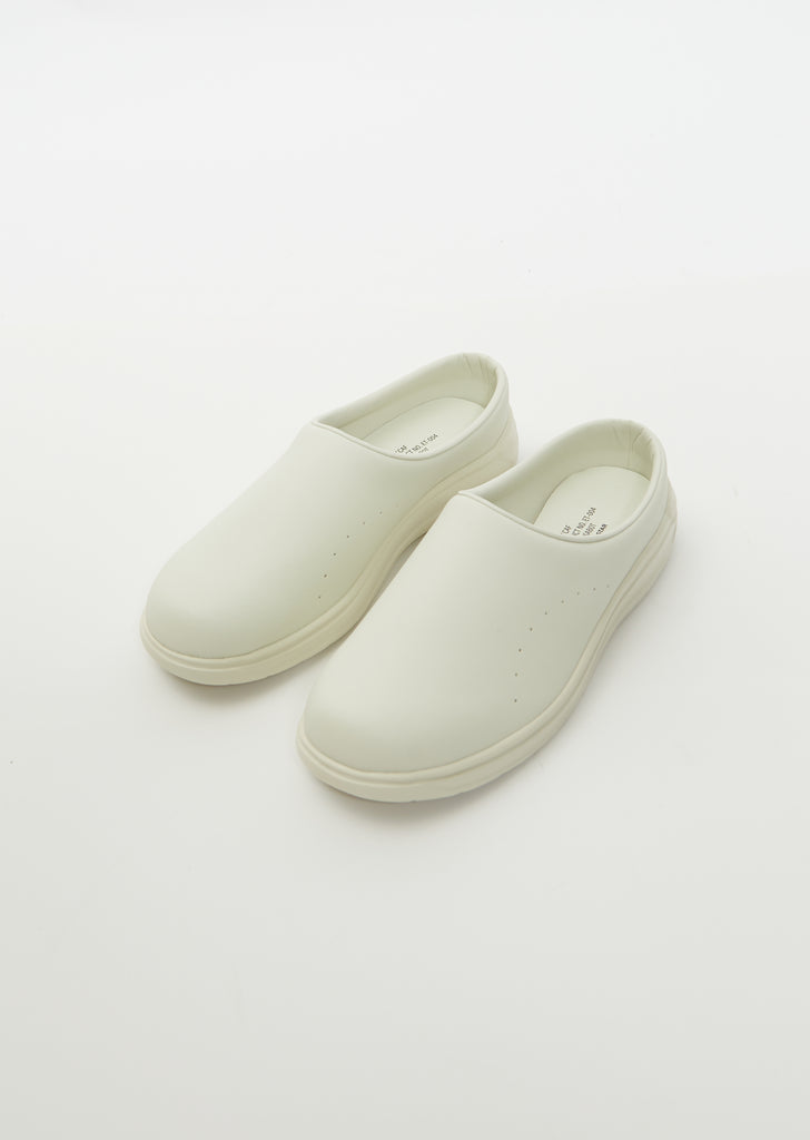 Caf Clog — Off-White