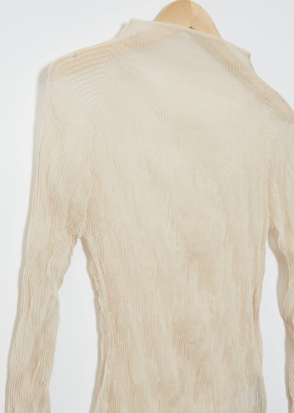 Chiffon Twist 3 Long Sleeve Top – La Garçonne