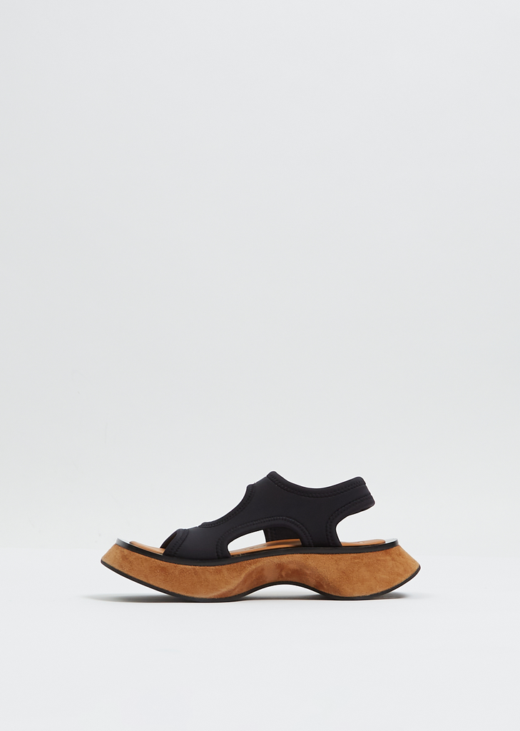 Stretch Rec Sandal — Black