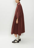 Paga Rouch Dress — Burgundy
