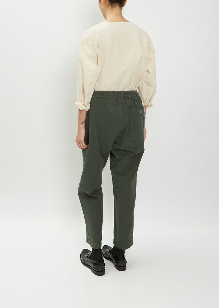 Fabi Cotton Pant — Khaki