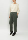 Fabi Cotton Pant — Khaki